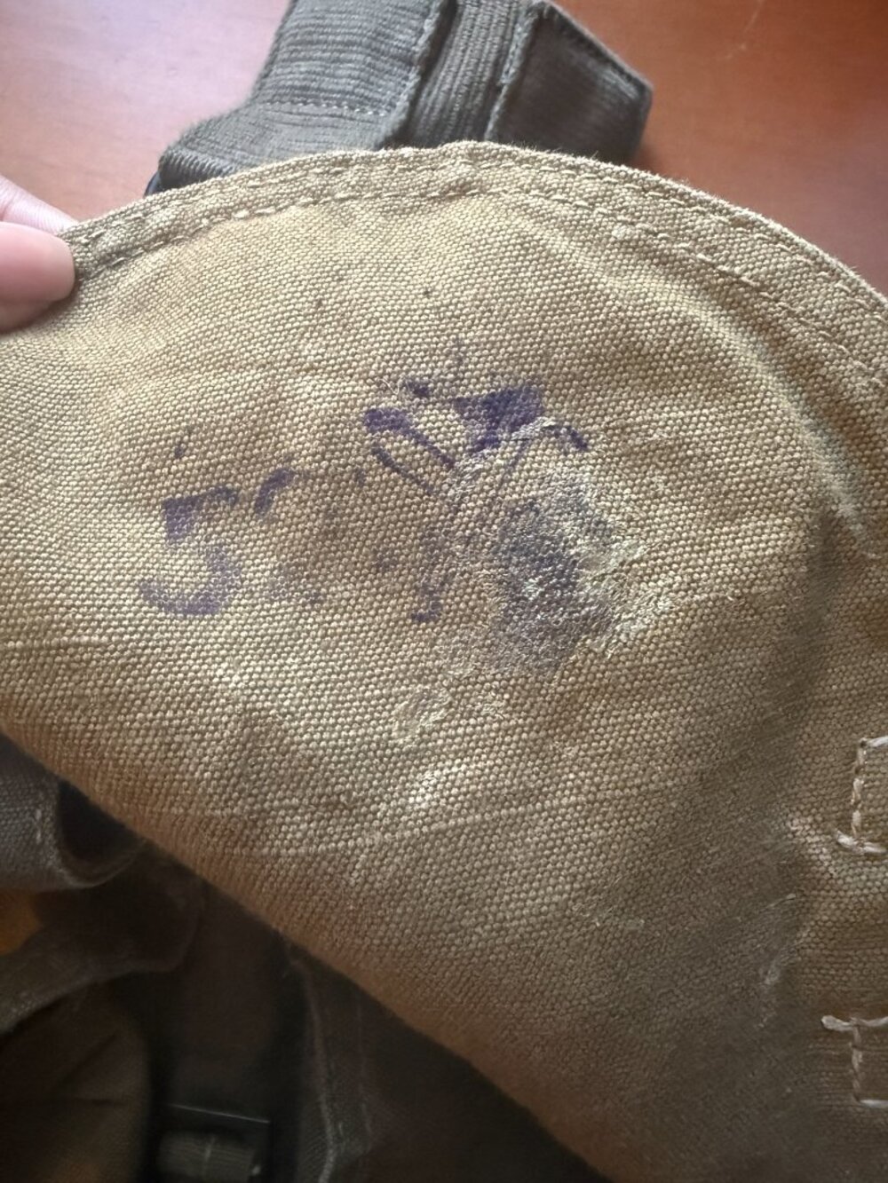 Vintage Canvas Military Rucksack Backpack - Picture 6 of 9